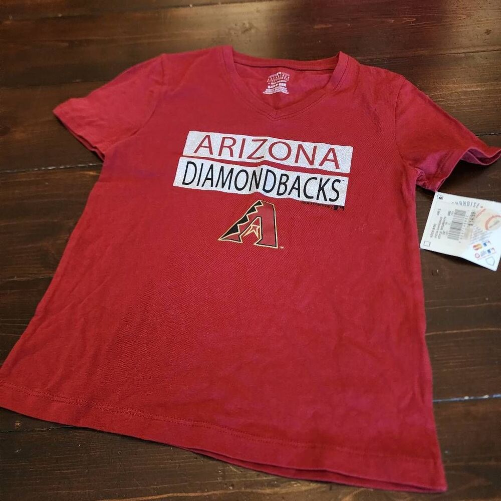 Genuine Merchandise Team Athletics Arizona Diamondbacks Girls Graphic Tshirt Siz